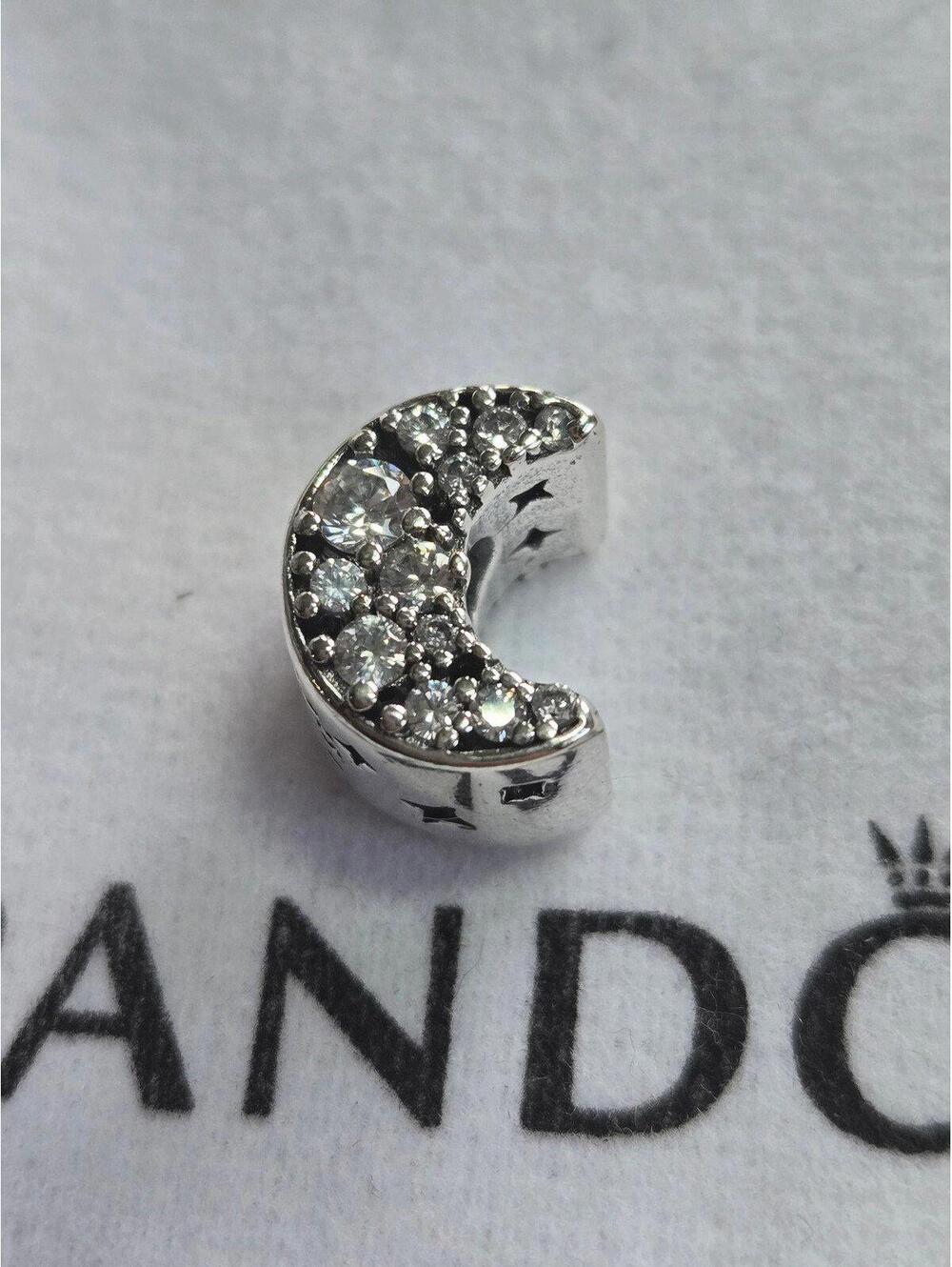 Pandora charm s925 ale moon charm spacer bead